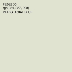 #E0E3D0 - Periglacial Blue Color Image